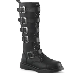 Outlet Demonia Cult Bolt-425 Black Vegan Leather