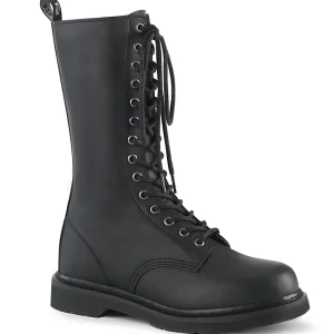 Best Demonia Cult Bolt-300 Black Vegan Leather