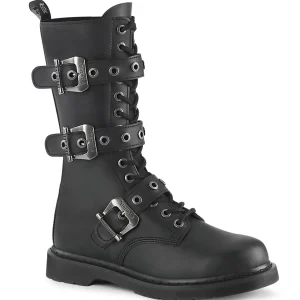 Best Sale Demonia Cult Bolt-330 Black Vegan Leather