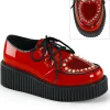 New Demonia Cult Creeper-108 Red Patent