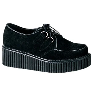 Online Demonia Cult Creeper-101 Black Suede