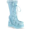 Discount Demonia Cult Cubby-311 Baby Blue Vegan Leather