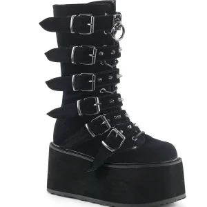 Sale Demonia Cult Damned-225 Black Velvet