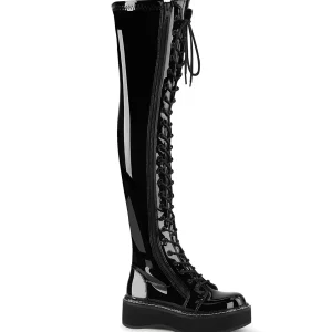 New Demonia Cult Emily-375 Black Patent