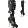 Outlet Demonia Cult Muerto-2028 Black Vegan Leather