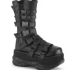 Fashion Demonia Cult Neptune-210 Black Vegan Leather