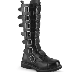 Best Demonia Cult Riot-21Mp Black Leather