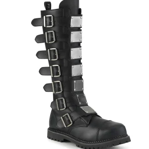 Best Sale Demonia Cult Riot-21Mp Black Vegan Leather