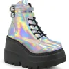 Hot Demonia Cult Shaker-52 Silver Hologram