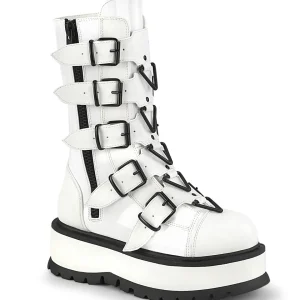 Best Demonia Cult Slacker-160 White Patent