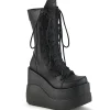 Flash Sale Demonia Cult Void-118 Black Vegan Leather-Patent