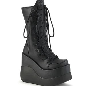 Flash Sale Demonia Cult Void-118 Black Vegan Leather-Patent