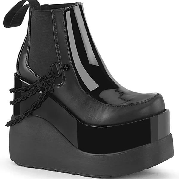 Clearance Demonia Cult Void-50 Black Patent