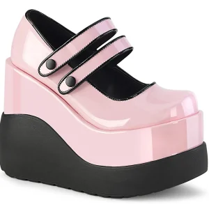 Discount Demonia Cult Void-37 Baby Pink Patent